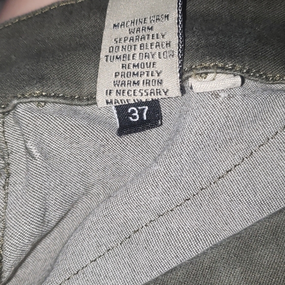 SPOONJEANS Green Skinny W Gold Zippersss - Picture 13 of 13